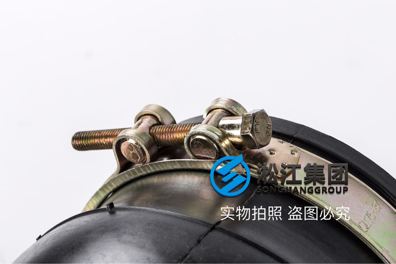 DN150卡箍橡胶接头“高架桥排水管软连接”