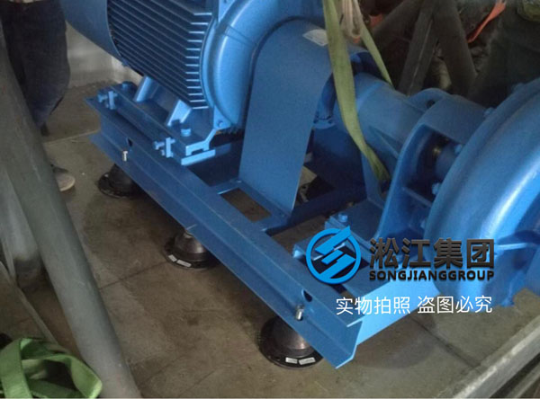 【安装现场】卧式离心泵橡胶减震器不知道怎么安装？