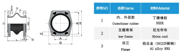 【NG】K16S-32橡胶避震喉“压滤机”